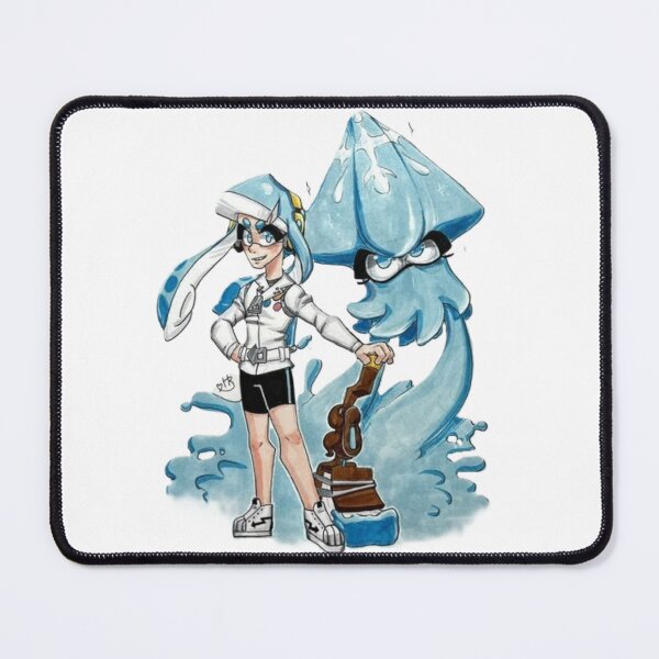 Item preview, Inkling and Squid in Blue designed and sold by HBOriginalsArt.