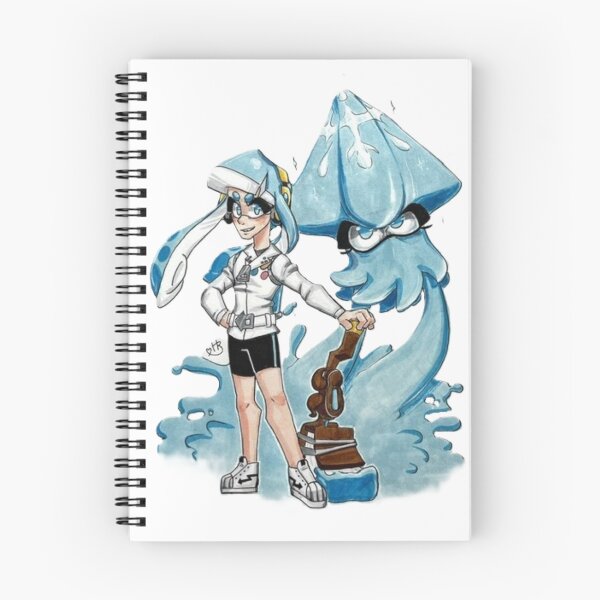 Item preview, Inkling and Squid in Blue designed and sold by HBOriginalsArt.