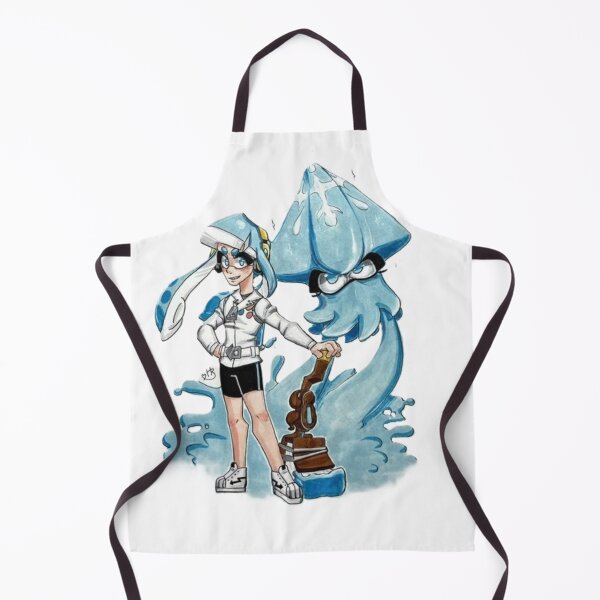 Item preview, Inkling and Squid in Blue designed and sold by HBOriginalsArt.