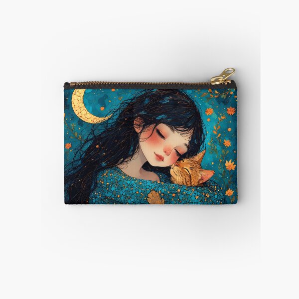 Item preview, Beautiful girl with a cat. designed and sold by Natalia-Vlad.