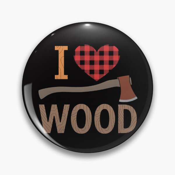 Artikelvorschau, Ich liebe Holz – Holzfällerherz als Halloween-Partygeschenk entworfen und verkauft von MuteElevent.