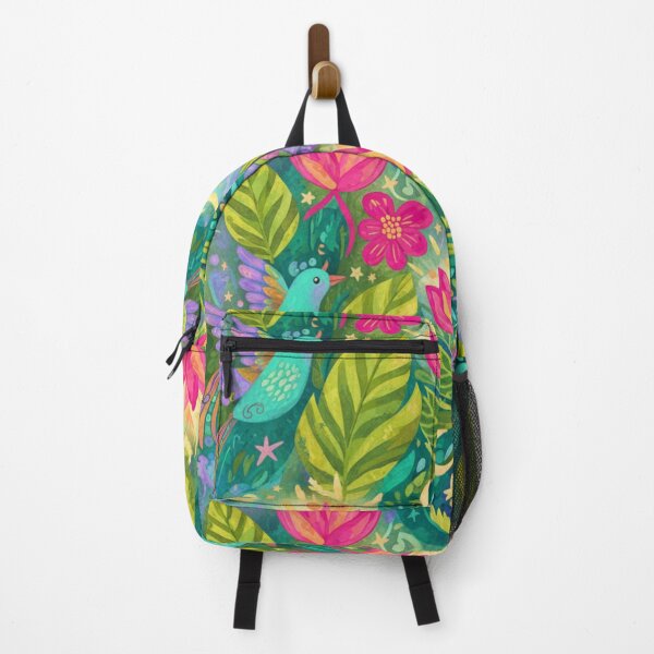 Item preview, Tropical Starlit Hummingbird Paradise Pattern designed and sold by Dream Bloom Gallery.