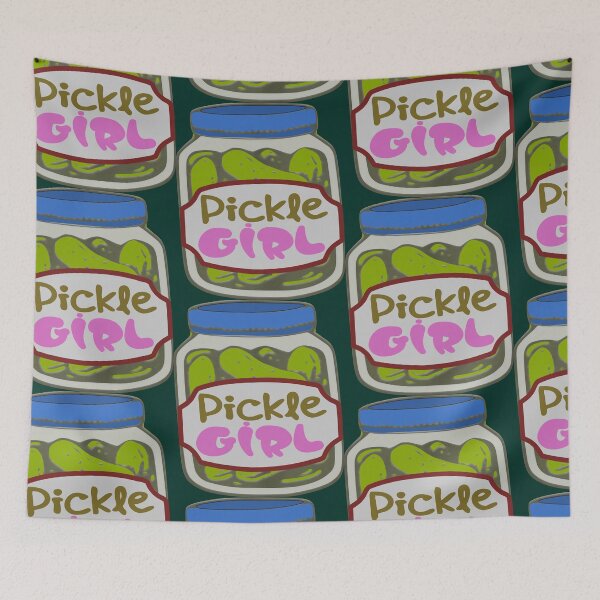 Item preview, Pickle Girl Jar Label designed and sold by DNC1134.