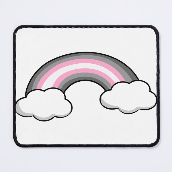 Item preview, Proud Rainbow in the Clouds Demigirl designed and sold by HarveyHandcraftsandDesigns.