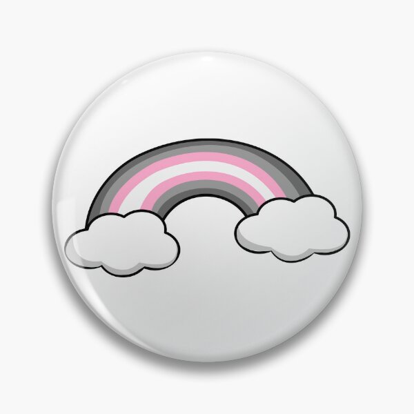 Item preview, Proud Rainbow in the Clouds Demigirl designed and sold by HarveyHandcraftsandDesigns.