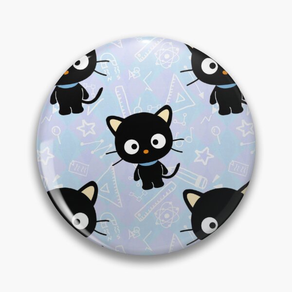 Item preview, Chococat by Sanrio. Smart black cat seamless repeating pattern. designed and sold by Relaxtarot.