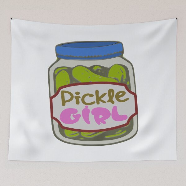 Item preview, Pickle Girl Jar Label designed and sold by DNC1134.