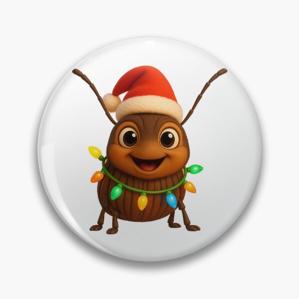 Item preview, Christmas Longhorn Beetle designed and sold by Sillytoe.