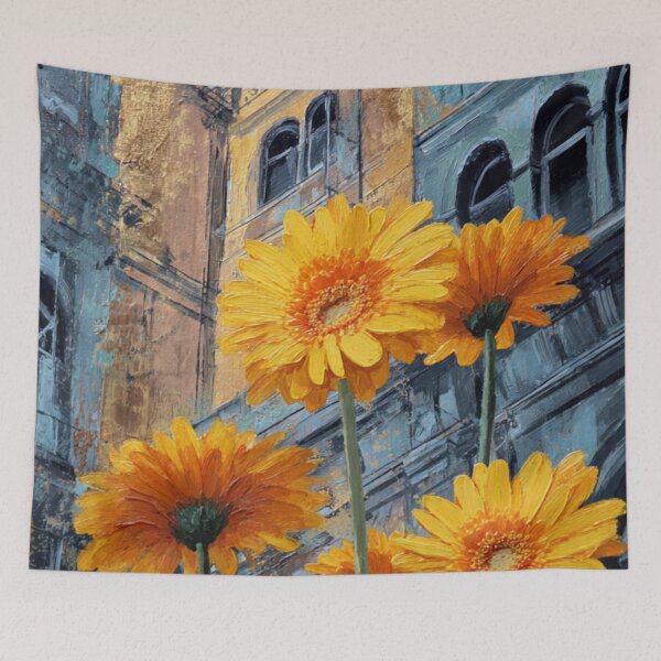 Item preview, Petals Against the Weathered Facade designed and sold by afrancisCL.