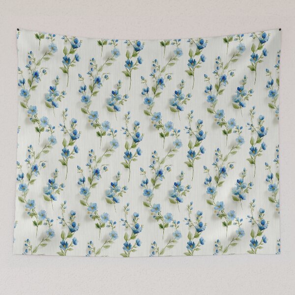 Item preview,  Blue Flowers designed and sold by Inspired Life Creative.