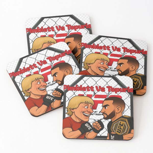 Item preview, UFC Cartoon Battle T-Shirt, Pimblett vs Topuria, Unisex Sports Tee, UFC T-shirts, MMA Fan Apparel, Event Day Shirt designed and sold by LaModaLoKa01.