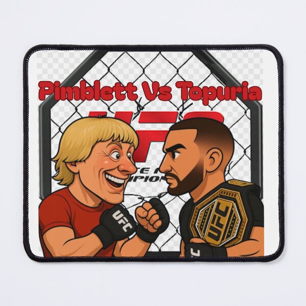 Item preview, UFC Cartoon Battle T-Shirt, Pimblett vs Topuria, Unisex Sports Tee, UFC T-shirts, MMA Fan Apparel, Event Day Shirt designed and sold by LaModaLoKa01.