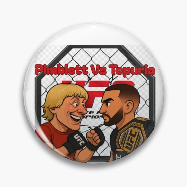 Item preview, UFC Cartoon Battle T-Shirt, Pimblett vs Topuria, Unisex Sports Tee, UFC T-shirts, MMA Fan Apparel, Event Day Shirt designed and sold by LaModaLoKa01.