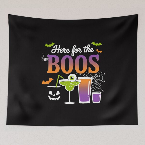 Item preview, Here For The Boos Halloween Scary Glasses Drinking Spooky designed and sold by MuteElevent.
