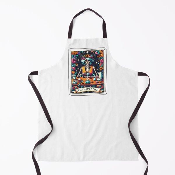 Item preview, Death Before Decaf Tarot Card Apparel and Home Décor  designed and sold by Compass and a Camera.