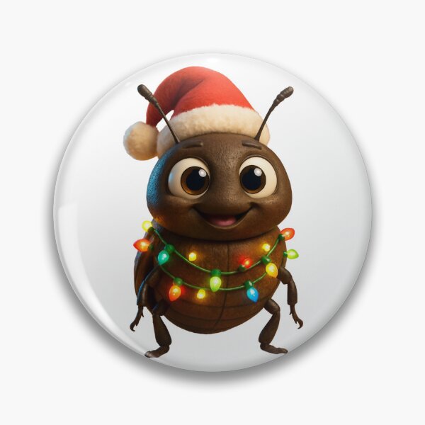 Item preview, Christmas Mealworm Beetle designed and sold by Sillytoe.