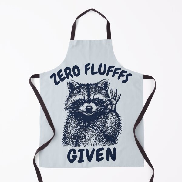 Item preview, Zero Flufffs Given F Word Funny Pun Raccoon designed and sold by NosandEdgy.