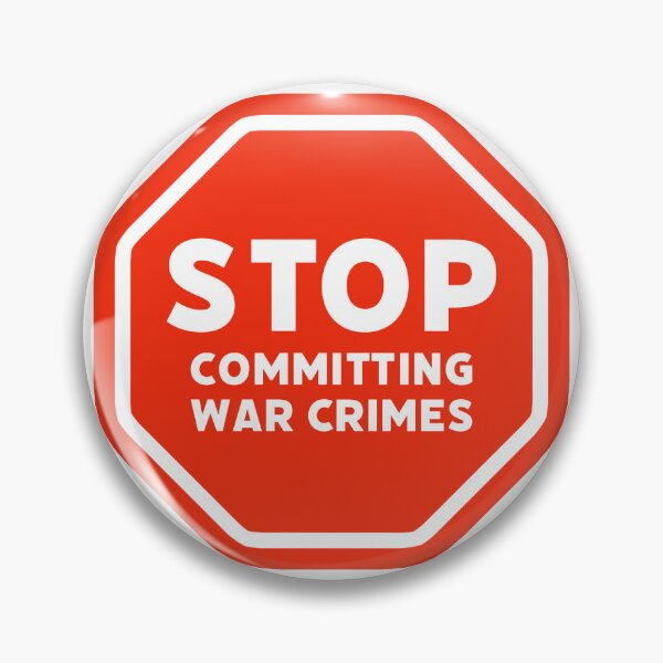 Item preview, Stop committing war crimes.  designed and sold by Rachel the Artist .