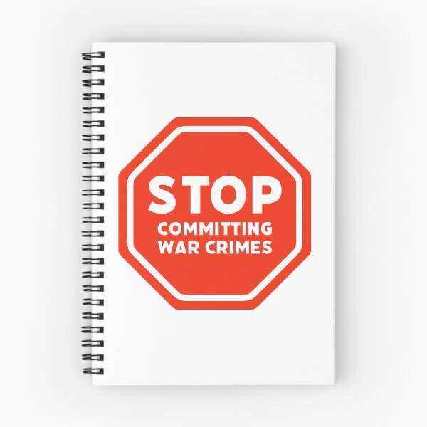 Item preview, Stop committing war crimes.  designed and sold by Rachel the Artist .