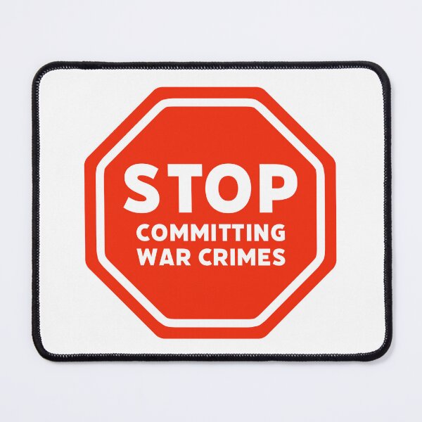 Item preview, Stop committing war crimes. designed and sold by Rachel the Artist .