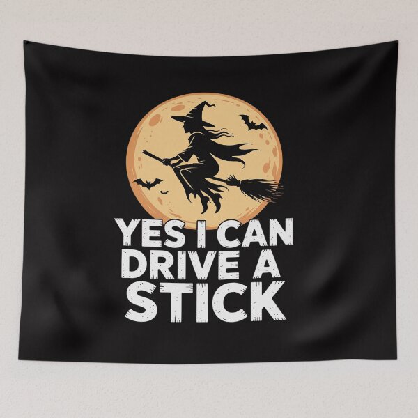 Item preview, Halloween Witch Yes I Can Drive A Stick Halloween designed and sold by CareTopping.