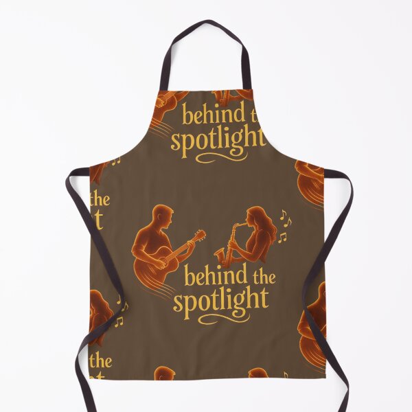 Item preview, Behind Spotlight Music Duo Jazz Guitar Sax Orange Glow designed and sold by Kony83.