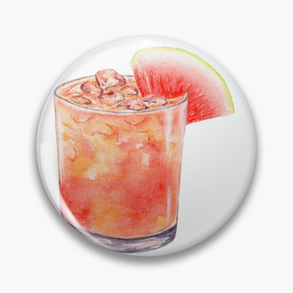 Item preview, Ice Cocktail with Watermelon, Watercolour designed and sold by MeiC-Artsy.