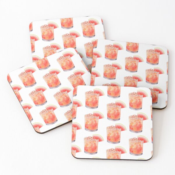 Item preview, Ice Cocktail with Watermelon, Watercolour designed and sold by MeiC-Artsy.