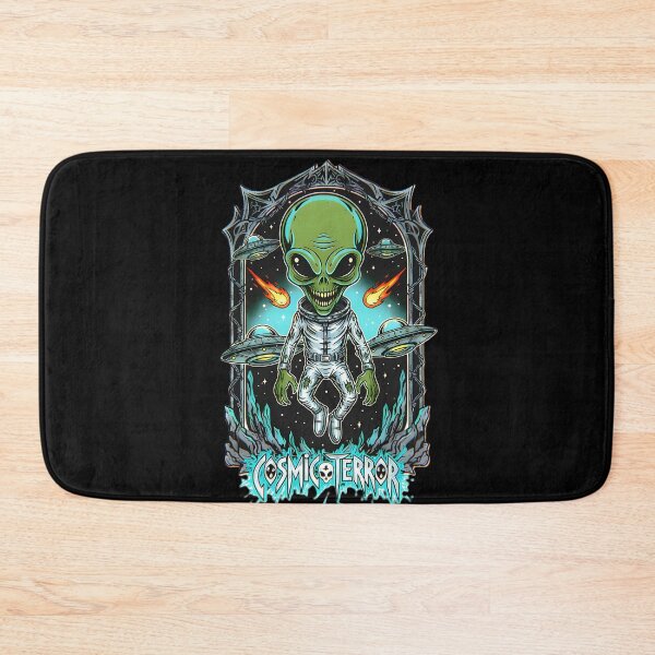 Item preview, Cosmic Terror - Retro Alien Invasion Art designed and sold by CoffinsArt.