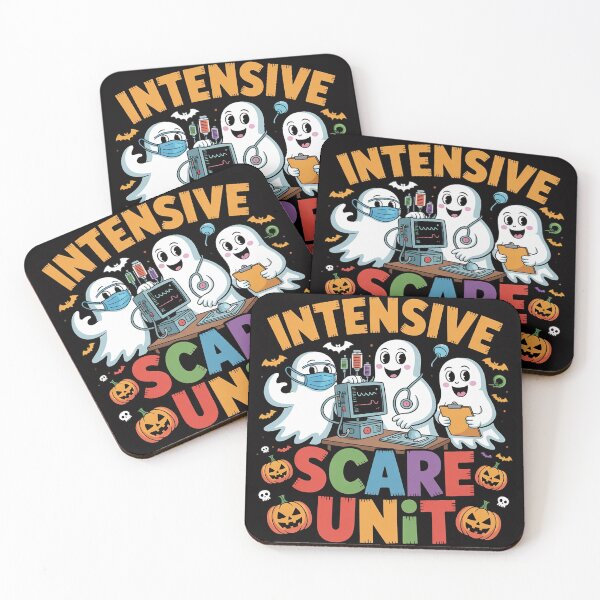 Item preview, Halloween Intensive Care Scare Unit Ghost Nurse ICU Nursing designed and sold by CareTopping.