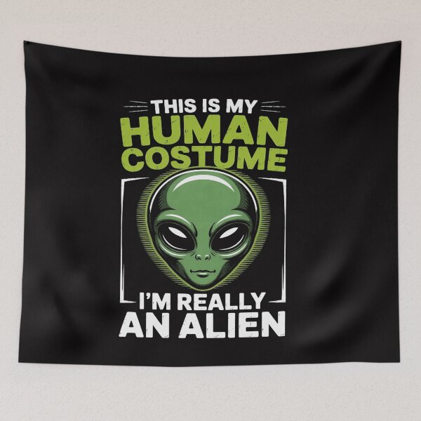 Item preview, Halloween Human Im Alien Men Women Kids Boys designed and sold by ConceptThena.