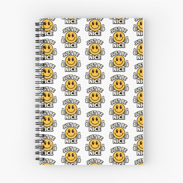 Item preview, Just Be Nice – Retro Smiley Positive Vibes designed and sold by BloomOfDesign.