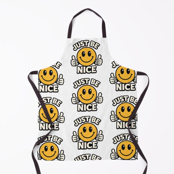 Item preview, Just Be Nice – Retro Smiley Positive Vibes designed and sold by BloomOfDesign.
