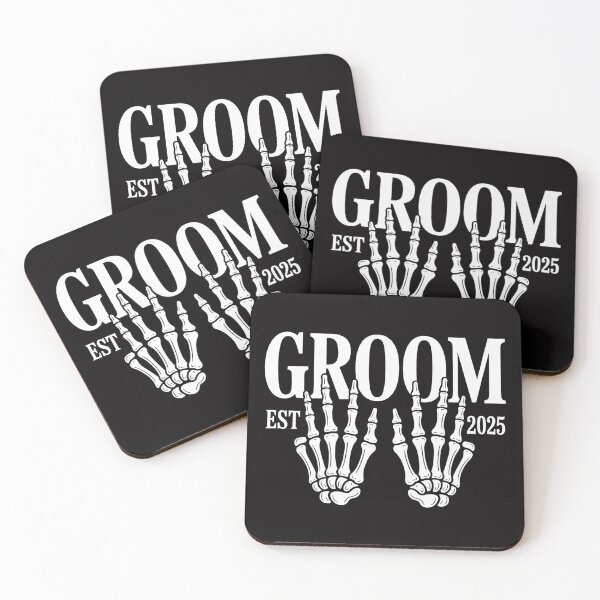 Item preview, Halloween Engagement Wedding Bride Groom Skeleton Spooky designed and sold by CareTopping.