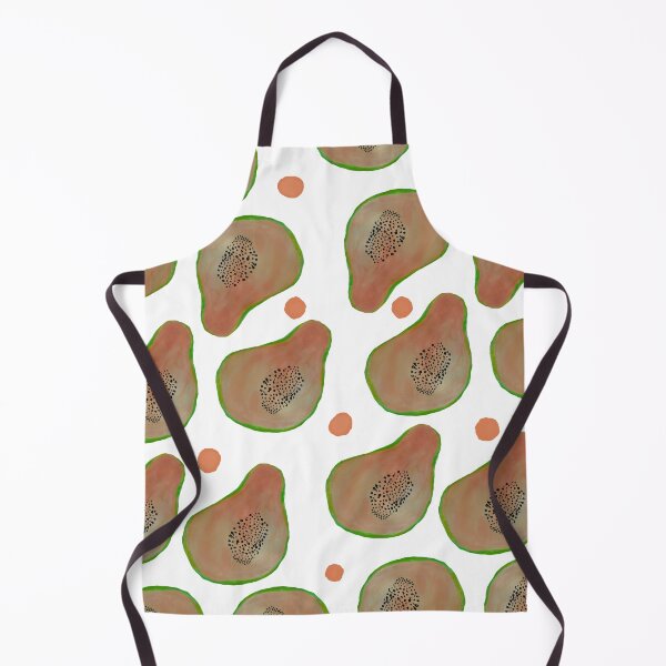 Item preview, Watercolor Papaya Fruit Dot Pattern designed and sold by Dreambigdigital.