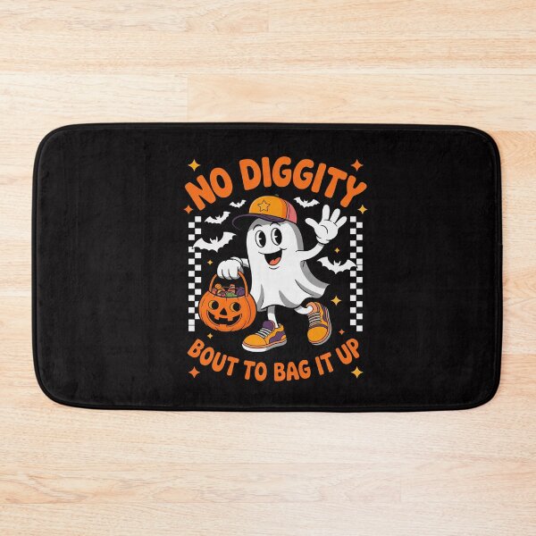 Item preview, Halloween Ghost No Diggity Bout to Bag it Up Toddler Kids designed and sold by CareTopping.