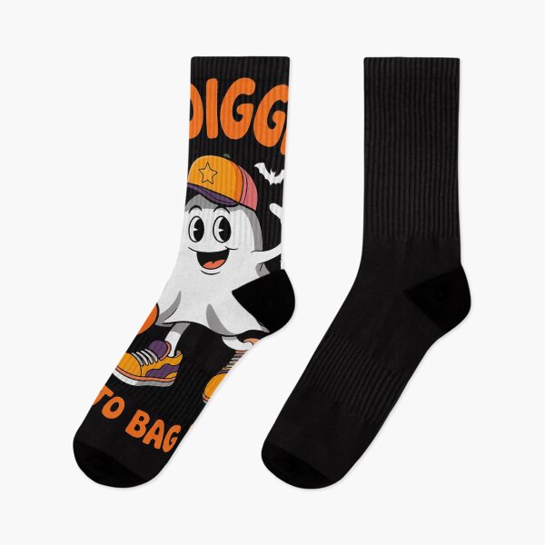Item preview, Halloween Ghost No Diggity Bout to Bag it Up Toddler Kids designed and sold by CareTopping.