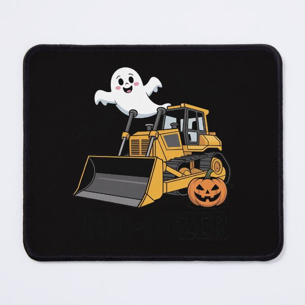 Item preview, Halloween Bulldozer Construction Trucks Ghost Halloween Kids designed and sold by ConceptThena.