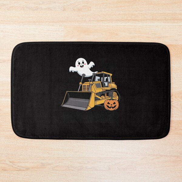 Item preview, Halloween Bulldozer Construction Trucks Ghost Halloween Kids designed and sold by ConceptThena.