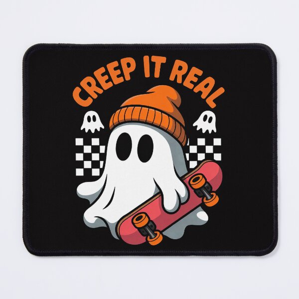 Item preview, Halloween Creep It Real Ghost Skater Men Boys Kids designed and sold by ConceptThena.