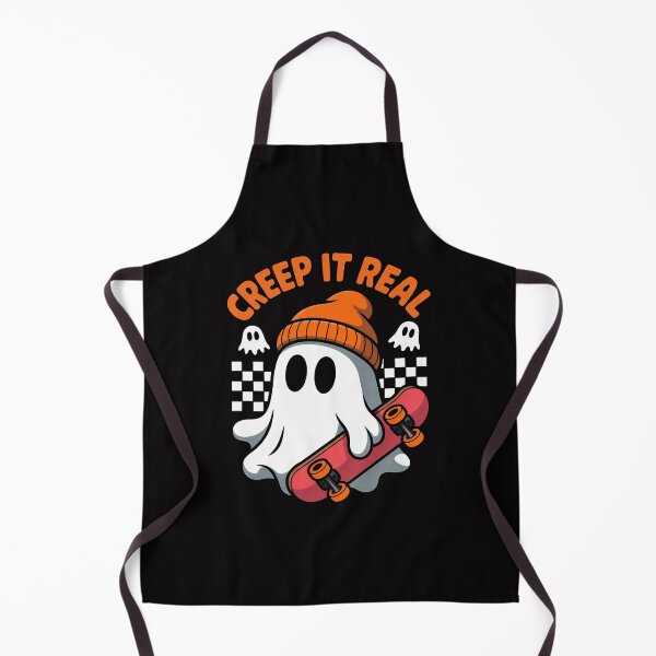 Item preview, Halloween Creep It Real Ghost Skater Men Boys Kids designed and sold by ConceptThena.