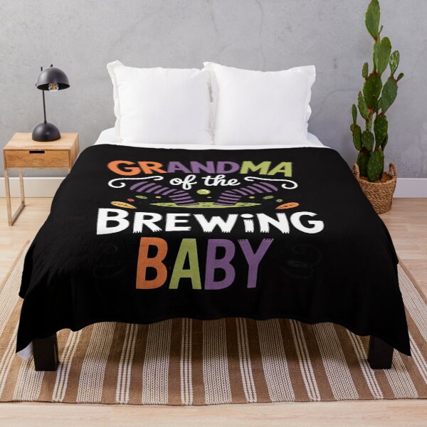 Item preview, Grandma of Brewing Baby Halloween Theme Baby Shower Spooky designed and sold by ConceptThena.