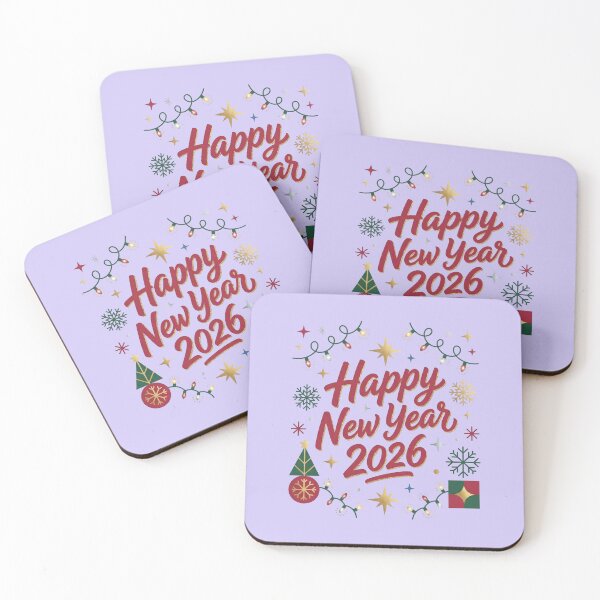Item preview, Happy New Year 2026 – Elegant Festive Christmas Illustration designed and sold by TeeVibeHaus.