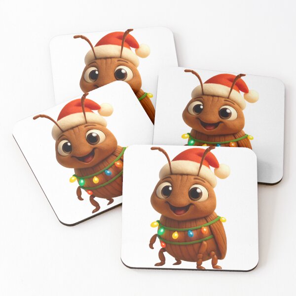 Item preview, Christmas Powderpost Beetle designed and sold by Sillytoe.