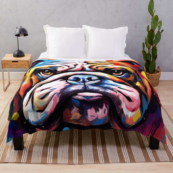 Item preview, Bull Dog Vibrant Neon-Like Colored Pop Art designed and sold by DEC02.