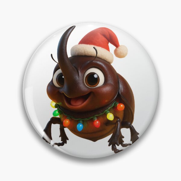 Item preview, Christmas Rhino Beetle designed and sold by Sillytoe.