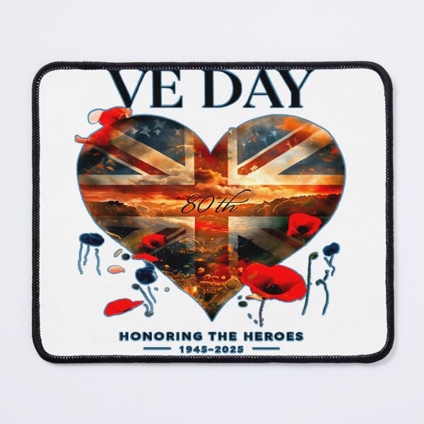 Item preview, VE Day 80th Anniversary – Commemorative Edition (May 8, 1945–2025) designed and sold by GhoulishGaze.