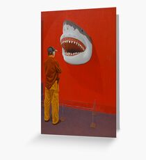 White Shark IV (Trophy) Greeting Card