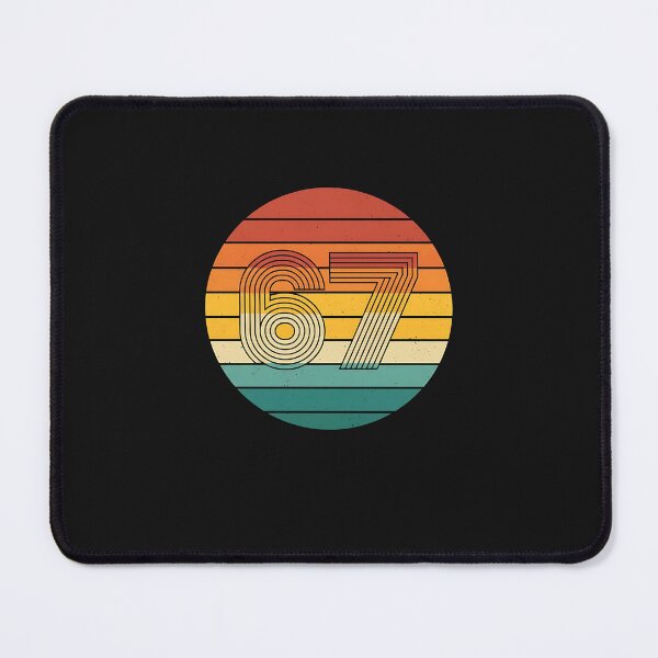 Item preview, Retro Sunset Six Seven 67 Vintage Circle designed and sold by cawtoon.