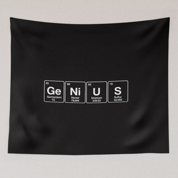 Item preview, Genius Periodic Table Element Nerd Chemical Science designed and sold by ConceptThena.